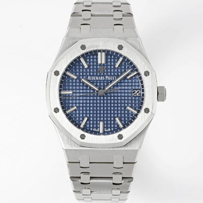 [오데마피게] 남성용 로얄오크 15500ST.OO.1220ST.01 41mm 오토매틱 Cal.4302 무브먼트 블루 다이얼 aud6538