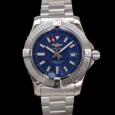 [브라이틀링] 남성용 어벤져 A17318101C1A1 오토매틱 2824타입 44mm 메탈줄 블루 다이얼 bre6051