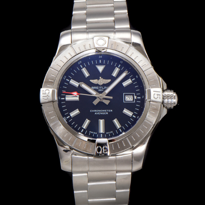 [브라이틀링] 남성용 어벤져 A17318101B1A1 오토매틱 2824타입 44mm 메탈줄 블랙 다이얼 bre6052