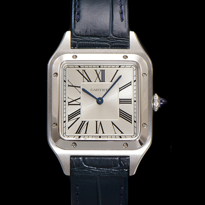[까르띠에] 남여공용 산토스 WSSA0022 쿼츠 43.5mm M 사이즈 화이트 다이얼 car69326