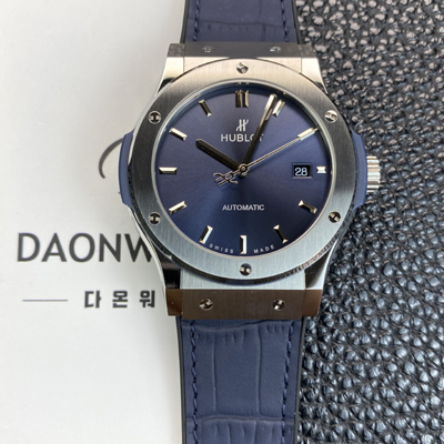 [휴블렛] 남성용 클래식 퓨전 511.NX.7170.LR 42mm 오토매틱 2892타입 블루 다이얼 hub2142