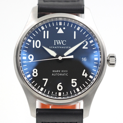 [아이더블유씨] 남성용 파일럿 워치 마크 XVIII IW327004 어린왕자 에디션 센트럴 해킹 세컨즈 40mm 블랙 다이얼 오토매틱 무브먼트 iwc4076