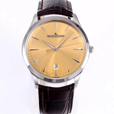 [예거르꿀뜨르]남성용 1288430 마스터 울트라씬 데이트 40mm 오토매틱 899/1 타입 샴페인 다이얼 jag0428