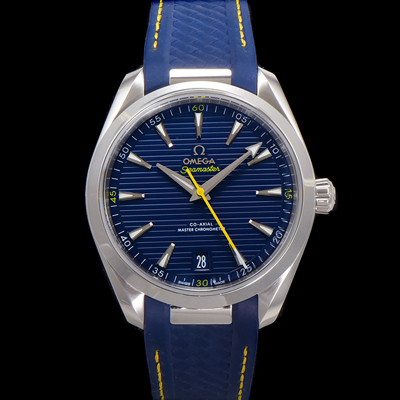[오메가] 남성용 시마스터 220.12.41.21.03.009 아쿠아테라 150M 마스터 크로노미터 41mm 아르망 
