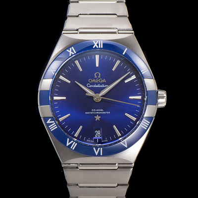 [오메가] 남성용 1:1수제공정! 131.33.41.21.03.001 무브UP 컨스틸레이션 코-엑시얼 마스터 오토매틱 Cal.8900타입 41mm  메탈줄 블루 다이얼 omg20175