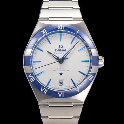 [오메가] 남성용 1:1수제공정! 131.30.41.21.04.001 무브UP 컨스틸레이션 코-엑시얼 마스터 오토매틱 Cal.8900타입 41mm  메탈줄 화이트 다이얼 omg20176