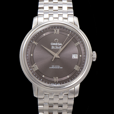 [오메가] 남성용 드빌 프레스티지 424.10.40.20.06.001 오토매틱 Cal.8800타입 39.5mm 메탈줄 그레이 다이얼 omg20195