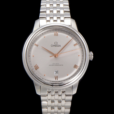 [오메가] 남성용 드빌 프레스티지 434.10.40.20.06.001 오토매틱 Cal.8800타입 40mm 메탈줄 그레이 다이얼 omg20211