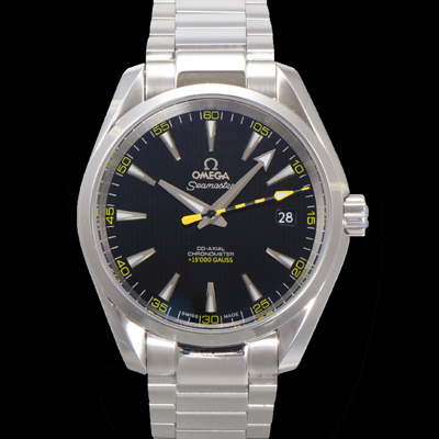 [오메가] 남성용 항자성 타임피스 씨마스터 231.10.42.21.01.002 아쿠아테라 150M 마스터 41.5mm 코-액시얼 15,000가우스 크로노미터 블랙 다이얼 오토매틱 무브먼트 omg20220