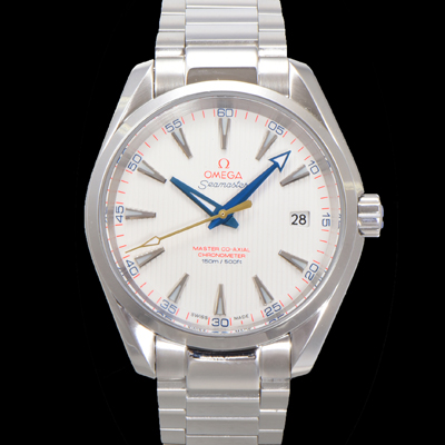 [오메가] 남성용 씨마스터 231.10.42.21.02.004 아쿠아테라 150M 코-액시얼 골프 에디션 41.5mm 실버 다이얼 오토매틱 무브먼트 omg20227