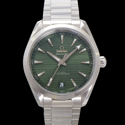 [오메가] 남성용 씨마스터 220.10.41.21.10.001 아쿠아테라 코-액시얼 41mm 오토매틱 Cal.8900 타입 그린 다이얼 omg20234