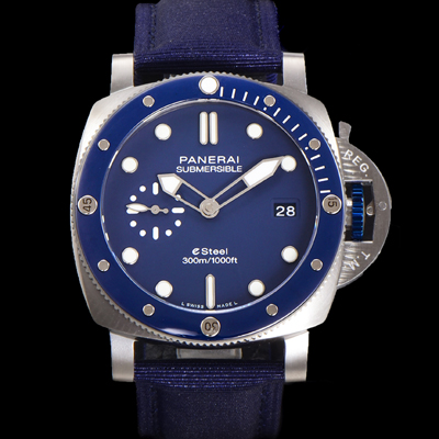 [파네라이] 남성용 서브머시블 블루 프로폰도 PAM01289 오토매틱 Cal P. 900 타입 44mm 블루 다이얼 pan5213