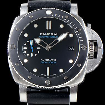[파네라이] 남성용 서브멀시브 PAM00683 오토매틱 OP XXXIV 무브먼트 블랙 다이얼 pan5214