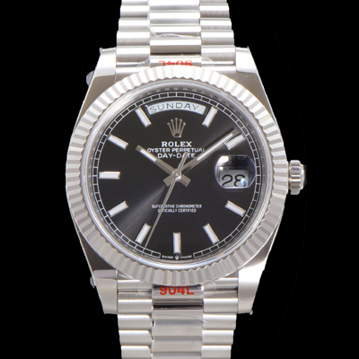 [로렉스] 남성용 데이데이트 m228236-0003 40mm 오토매틱 Cal.3255 타입 블랙 다이얼 rol5304