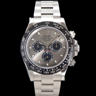 [로렉스] 남성용 코스모그래프 데이토나 116519ln-0024 세라믹 베젤 40mm 크로노그래프 7750 오토매틱 무브먼트 그레이 다이얼 rol5317