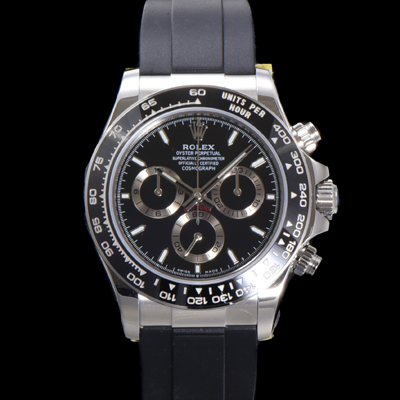 [로렉스] 남성용 코스모그래프 데이토나 m126500ln-0002 세라믹 베젤 40mm 크로노그래프 7750 오토매틱 무브먼트 블랙 다이얼 rol5324