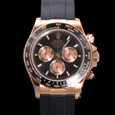 [로렉스] 남성용 코스모그래프 데이토나 m126515ln-0002 세라믹 베젤 18K 로즈골드 40mm 크로노그래프 7750 오토매틱 무브먼트 블랙 다이얼 rol5327