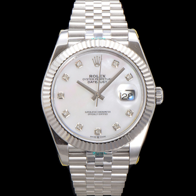 [로렉스] 남성용 데이저스트II m126334 41mm 오토매틱 Cal.3235 무브먼트 화이트/자개 다이얼 rol5355