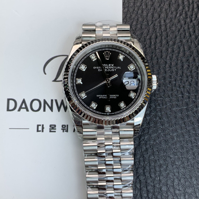 [로렉스] 남성용 신형 데이저스트 36mm II m126234 텐포인트10p 오토매틱 Cal.3235무브먼트 블랙 다이얼 rol5603