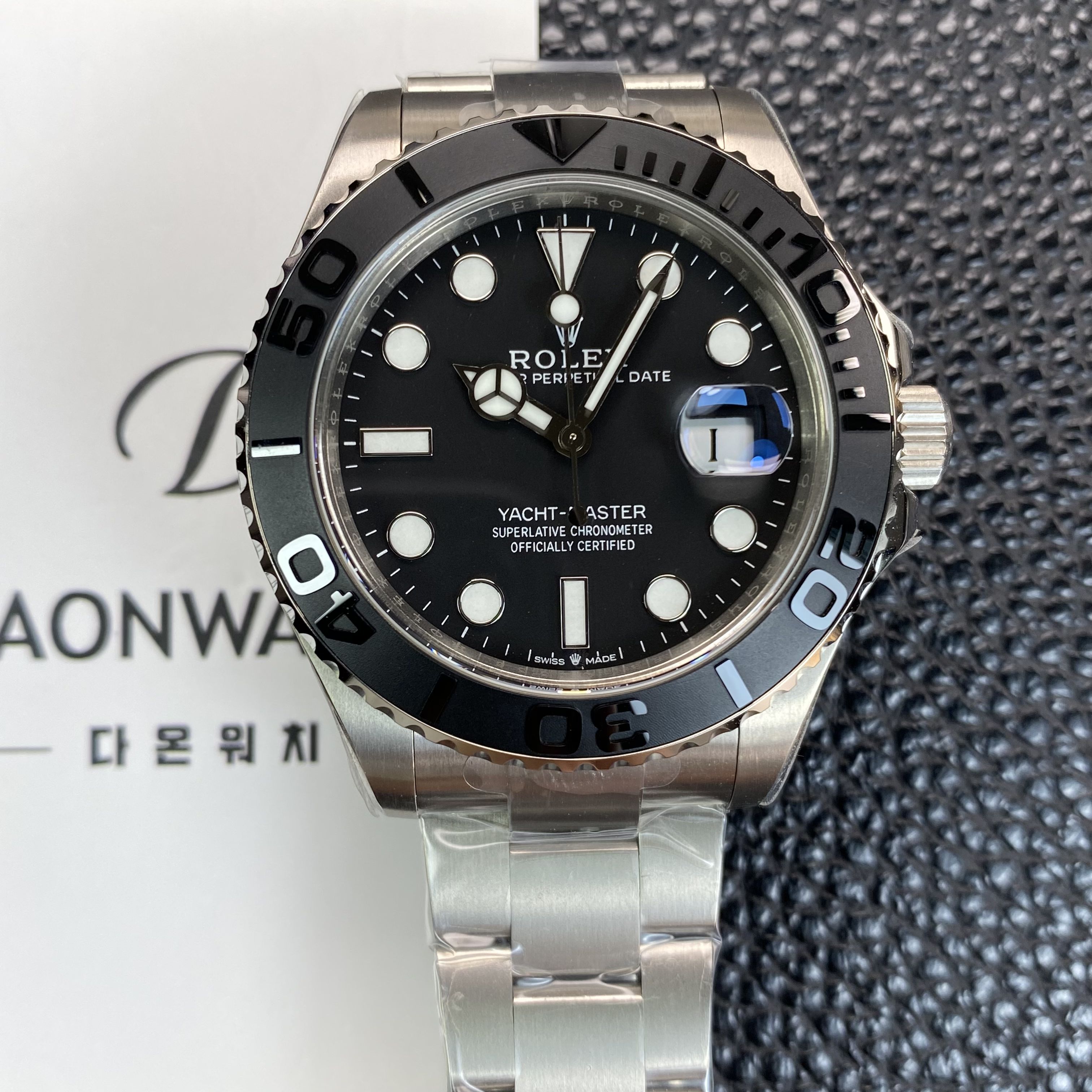 [로렉스] 남성용 요트마스터 m226627 티타늄 42mm 세라크롬  오토매틱 Cal.3235무브먼트 블랙 다이얼 rol5623