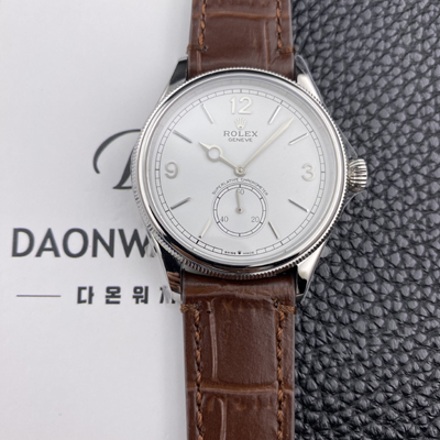 [로렉스]남성용 셀리느 1908 퍼페추얼 m52509 39mm 오토매틱 Cal.7140타입 화이트 다이얼 rol5624