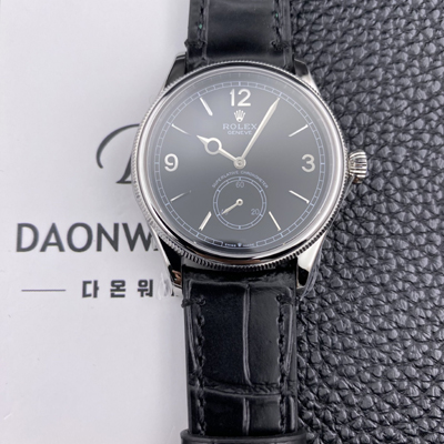 [로렉스]남성용 셀리느 1908 퍼페추얼 m52509 39mm 오토매틱 Cal.7140타입 블랙 다이얼 rol5627