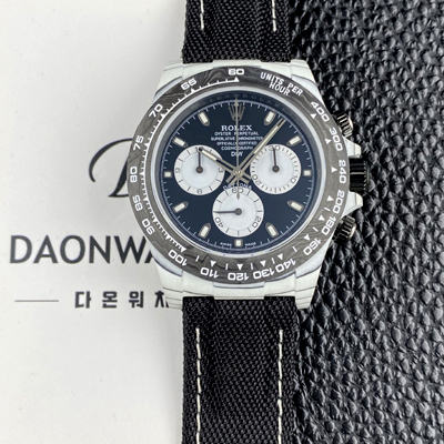 [로렉스]남성용 데이토나 DIW 포지드카본 커스텀 40미리 크로노그래프 오토매틱 Cal.4130 무브먼트 블랙 다이얼 rol5646
