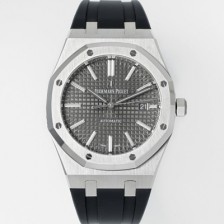 [오데마피게] 남성용 15400ST.OO.1220ST.04 로얄오크 41mm 오토매틱 Cal.3120무브먼트 그레이 와플 다이얼 aud6531