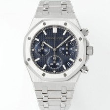 [오데마피게] 남성용 로얄오크 26240ST.OO.1320ST.05 크로노그래프 41mm 오토매틱 Cal.4401 무브먼트 블루 와플 다이얼 aud6552