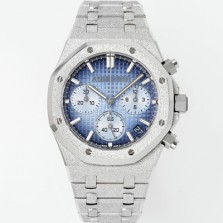 [오데마피게] 남성용 로얄오크 26240BC.GG.1324BC.02 크로노그래프 41mm 오토매틱 Cal.4401 타입 블루 와플 다이얼 aud6553