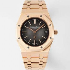 [오데마피게] 남성용 하이엔드 로얄오크 16202OR.OO.1240OR.02 엑스트라 씬 18K 로즈골드 39mm 오토매틱 Cal.7121타입 그레이 다이얼 aud6569