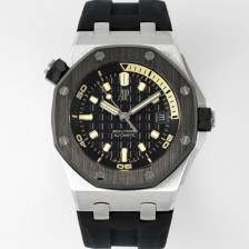 [오데마피게] 남성용 하이엔드 로얄오크 오프쇼어 다이버 15720CN.OO.A002CA.01 오토매틱 Cal.4308타입 42mm 블랙 다이얼 aud6579