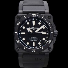 [벨엔로즈] 남성용 인스트루먼트03 BR03A-D-BL-CESRB 오토매틱 9015타입 42mm 세라믹 우레탄줄 블랙 다이얼 bel4110