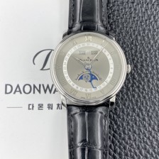 [블랑팡] 남성용 빌레레 퀀탬 컴플레트 40mm 문페이즈 오토매틱 Cal.6654타입 그레이 다이얼 bla4216