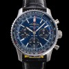 [브라이틀링] 남성용 네비타이머 AB0139241C1P1 크로노그래프 ETA7750-2 타입 오토매틱 43mm 가죽줄 블루 다이얼 bre5999