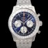 [브라이틀링] 남성용 네비타이머 AB0137211C1P1 크로노그래프 ETA7750-2 타입 오토매틱 43mm 메탈줄 블루 다이얼 bre6006