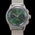 [브라이틀링] 남성용 프리미에르 AB0118A11L1X1 크로노그래프 7750 타입 오토매틱 42mm 메쉬밴드 그린 다이얼 bre6014
