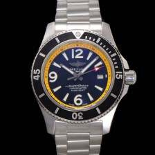 [브라이틀링] 남성용 슈퍼오션 A17366D71B1S1 오토매틱 2824타입 42mm 메탈줄 블랙 다이얼 bre6044