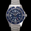 [브라이틀링] 남성용 슈퍼오션 A17366D81C1S2 오토매틱 2824타입 42mm 메탈줄 블루 다이얼 bre6046
