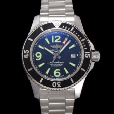 [브라이틀링] 남성용 슈퍼오션 A17367D71B1S1 오토매틱 2824타입 44mm 메탈줄 블랙 다이얼 bre6047