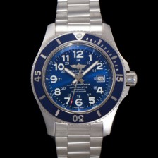 [브라이틀링] 남성용 슈퍼오션 A17392D81C1A1 오토매틱 2824타입 44mm 메탈줄 블루 다이얼 bre6049