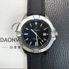 [브라이틀링] 남성용 어벤져 44mm 나일론줄 오토매틱 2836-2 타입 블랙 다이얼 bre6061