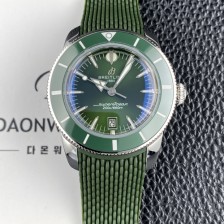 [브라이틀링] 남성용 슈퍼오션 해리티지 42mm 세라믹 베젤 오토매틱 B31타입 그린 다이얼 bre6078