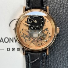 [브레게] 남성용 최고의 퀄리티 완벽한 싱크로율 트레디션 7057BR/R9/9W6 18k 로즈골드 신형 스켈레톤 다이얼 오토매틱 무브먼트 BRG0400