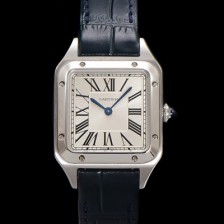 [까르띠에] 여성용 산토스 WSSA0023 쿼츠 38mm S 사이즈 화이트 다이얼 car69330