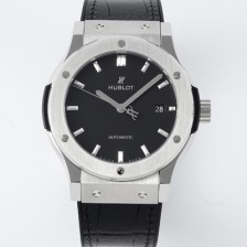 [휴블렛] 남성용 클래식 퓨전 542.NX.1171.RX 42mm 오토매틱 2892 타입 가죽/러버 믹스 블랙 다이얼 hub2139