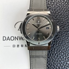 [휴블렛] 남성용 클래식 퓨전 542.NX.7071.LR 42mm 오토매틱 2892타입 그레이 다이얼 hub2143