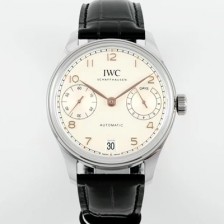 [아이더블유씨] 남성용 포루투기즈 IW501701 세븐데이즈 42mm 오토매틱 무브먼트 화이트 다이얼 iwc4101