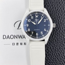 [아이더블유씨] 남성용 파일럿 IW328104 오토매틱 41mm 탑건 레이크 타호 오토매틱 9015타입 블랙 다이얼 iwc4119