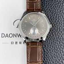 [예거르쿨트르]남성용 마스터 캘린더 문페이즈 39mm 오토매틱 cal.866타입 그레이 다이얼 jag0433